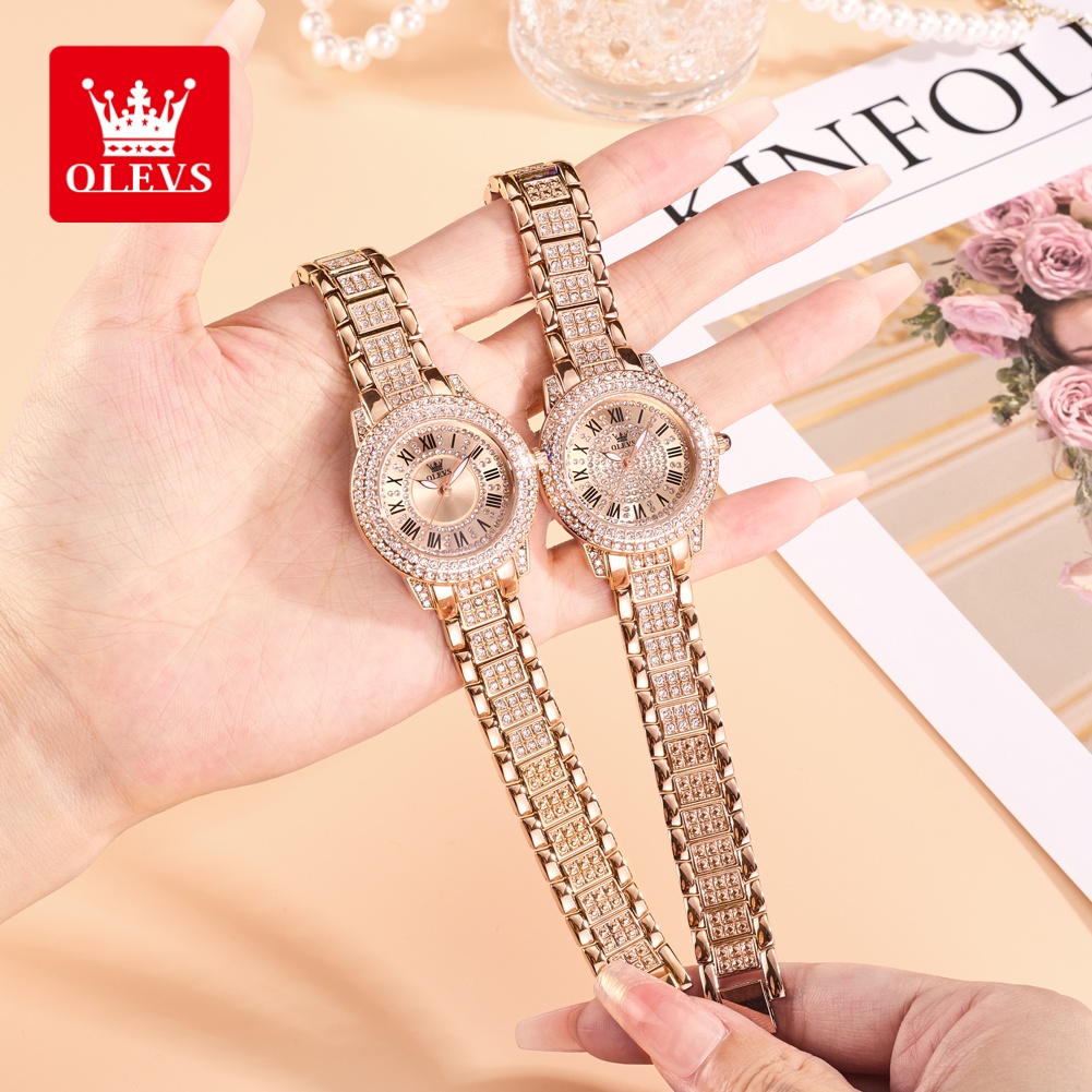 Luxury Watch Women - OLEVS Luxury Fashion ladies' watches Diamond