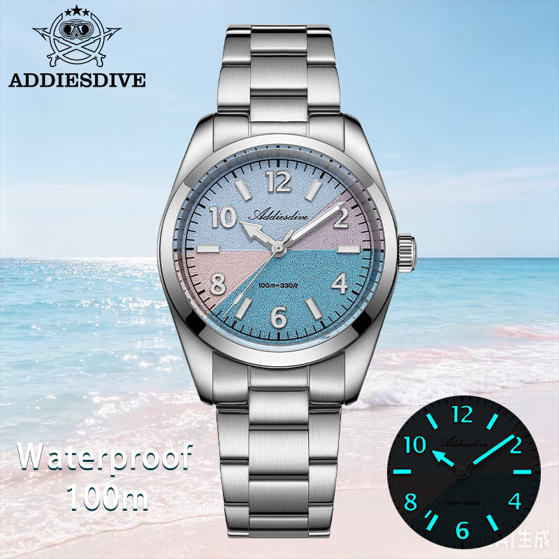 Luxury Watch Organizer - ADDIESDIVE Sapphire Glass Watch Women New