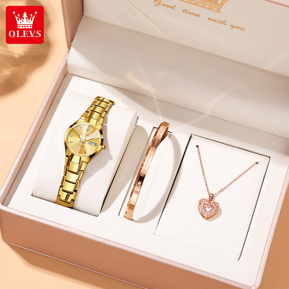 Luxury Watch Display - OLEVS Ladies Watch 8697 Luxury Elegant