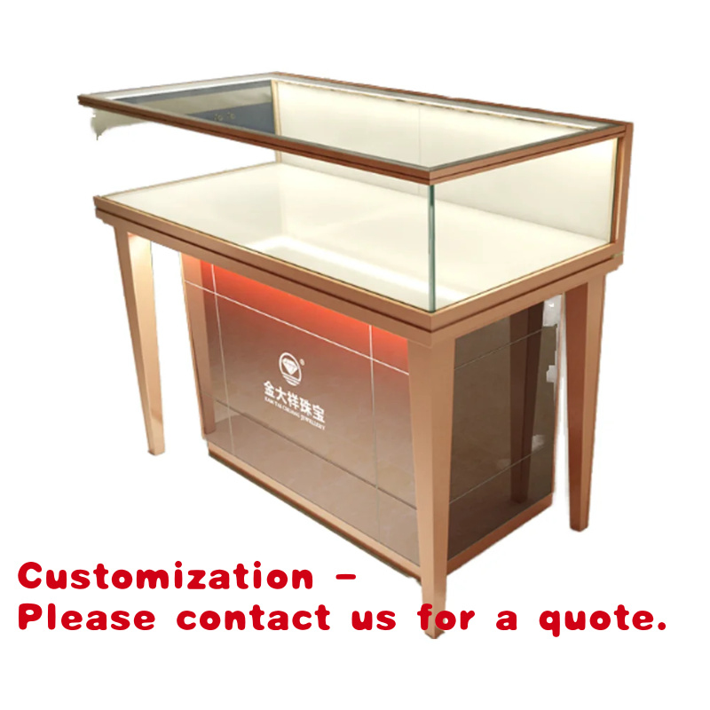 Luxury Watch E Jewellery - custom.Luxury LED Light Aluminum Glass Display