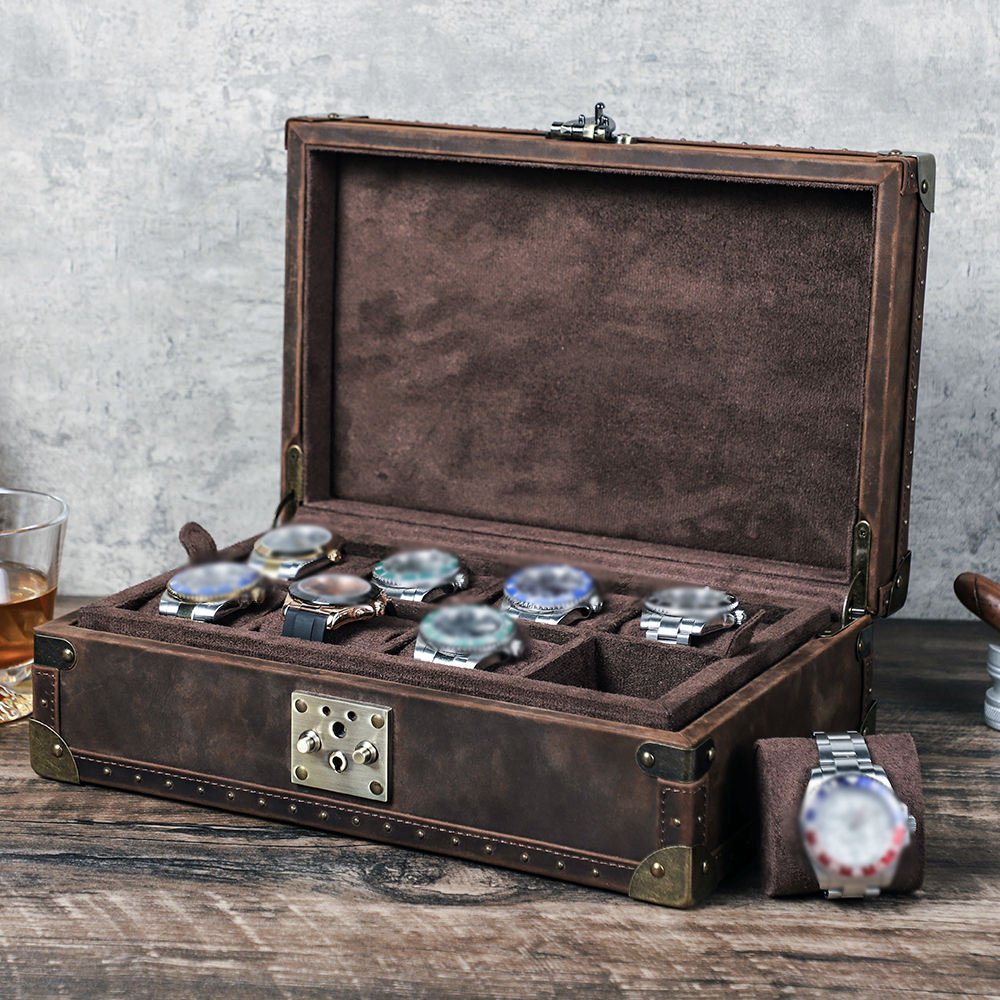 Luxury Watch Organizer - CONTACT'S FAMILY 8 Leather Custom Watch