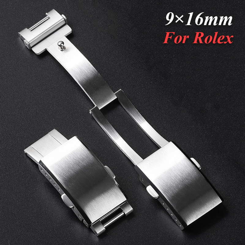 Luxury Watch Engraving - Solid Stainless Steel Watch Clasp for
