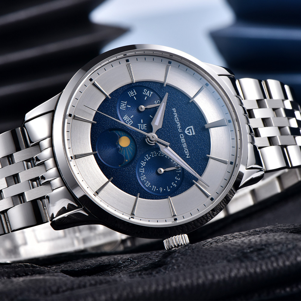 Luxury Watch Tier - Paganidesign Luxury Quartz Stainless Steel Watch