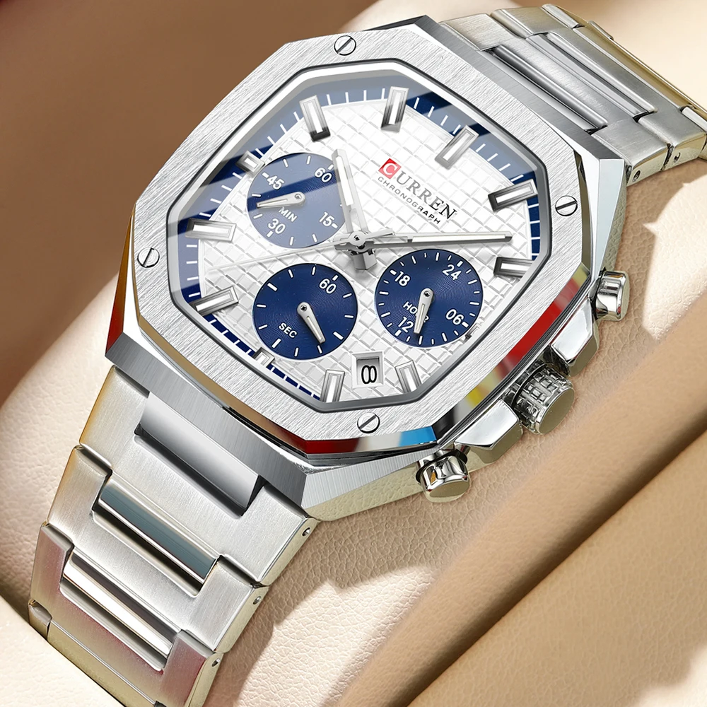 Luxury Watch Exhibition - CURREN Men Watch Top Brand Luxury
