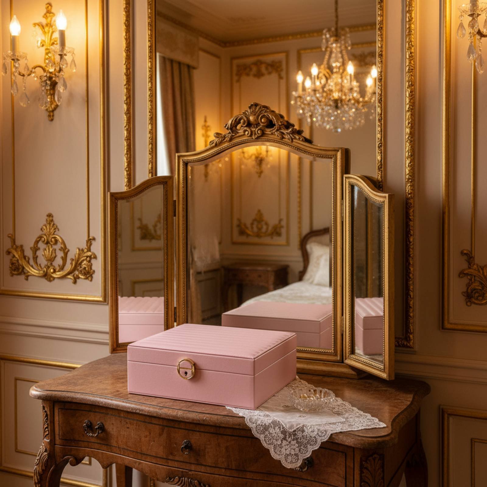 Luxury Watch Tier - Multi-Tier Jewelry Box Soft Luxurious Textile