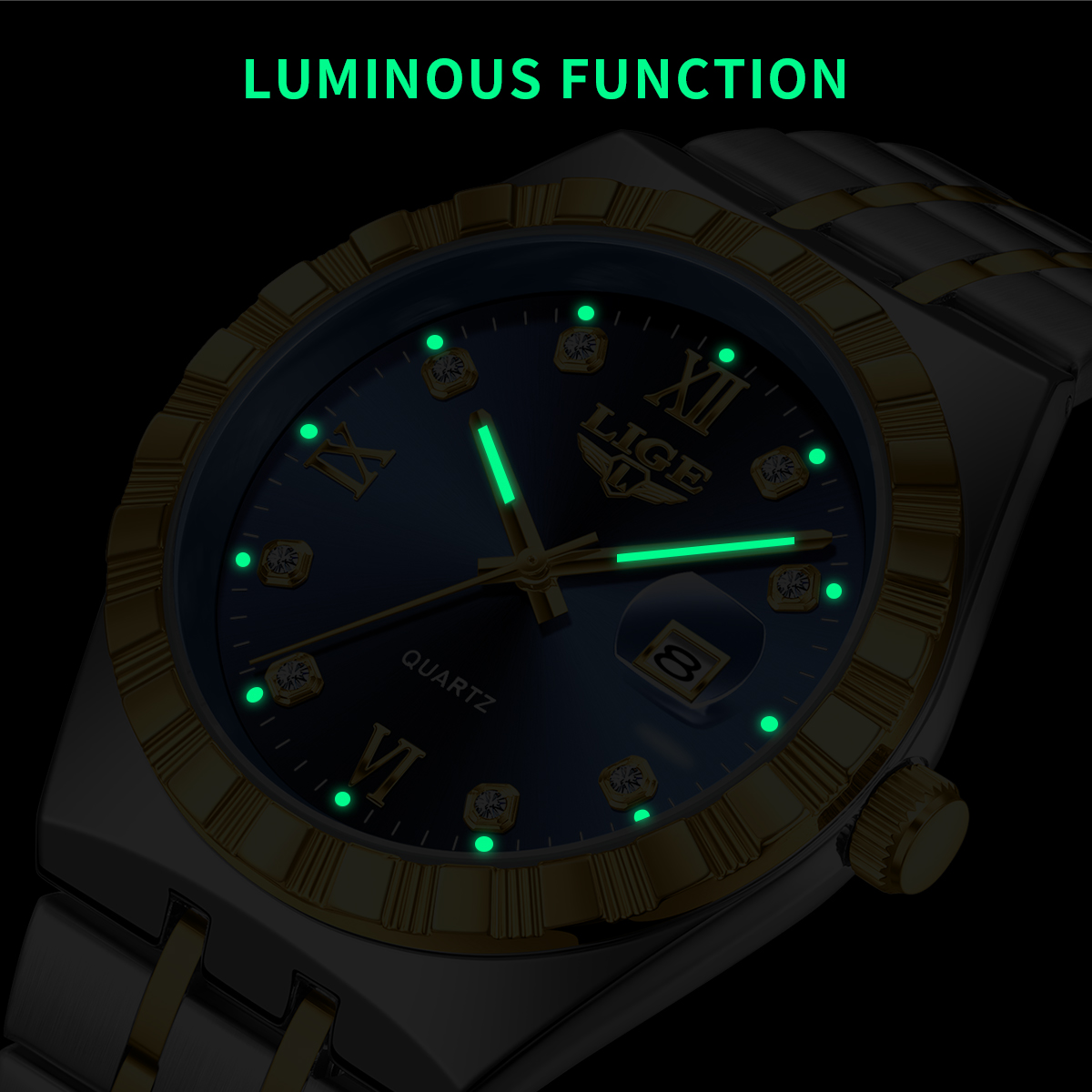 LIGE Top Brand Luxury Men Watc - Luxury Watch Business review and price