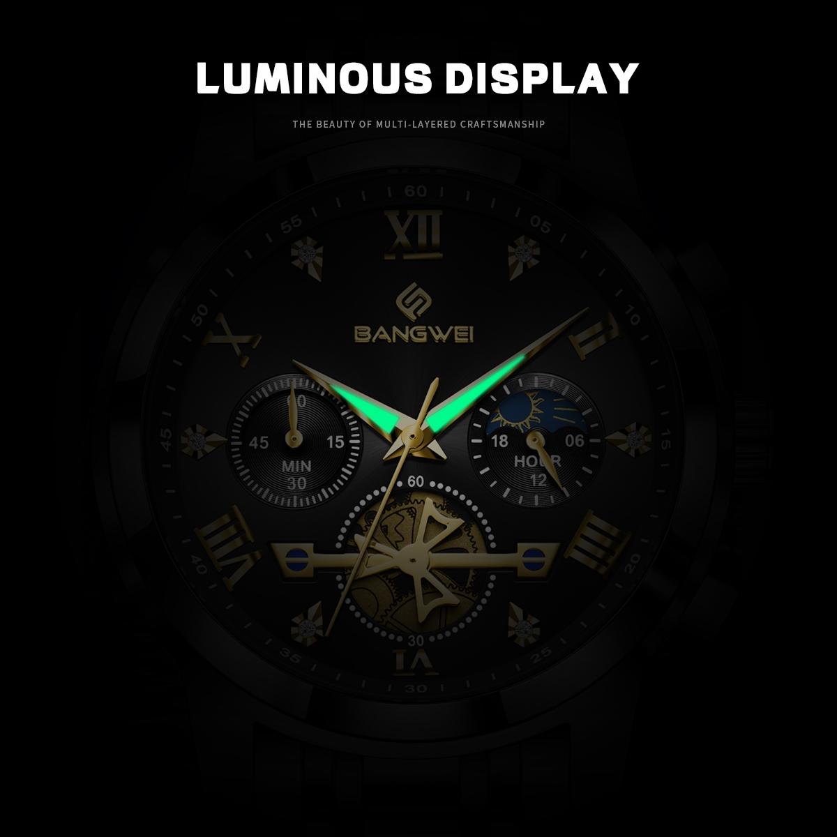 LIGE Design Luxury Quartz Man  - Luxury Watch Unique review and price