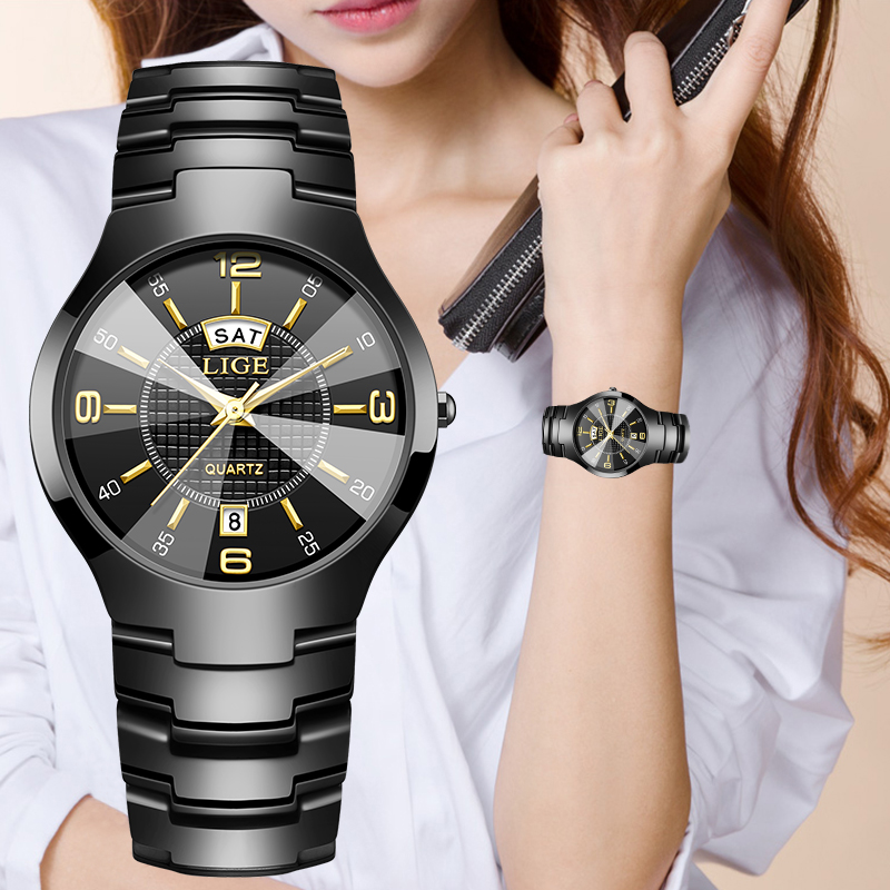 LIGE Fashion Elegant Women's W - Luxury Watch Display review and price