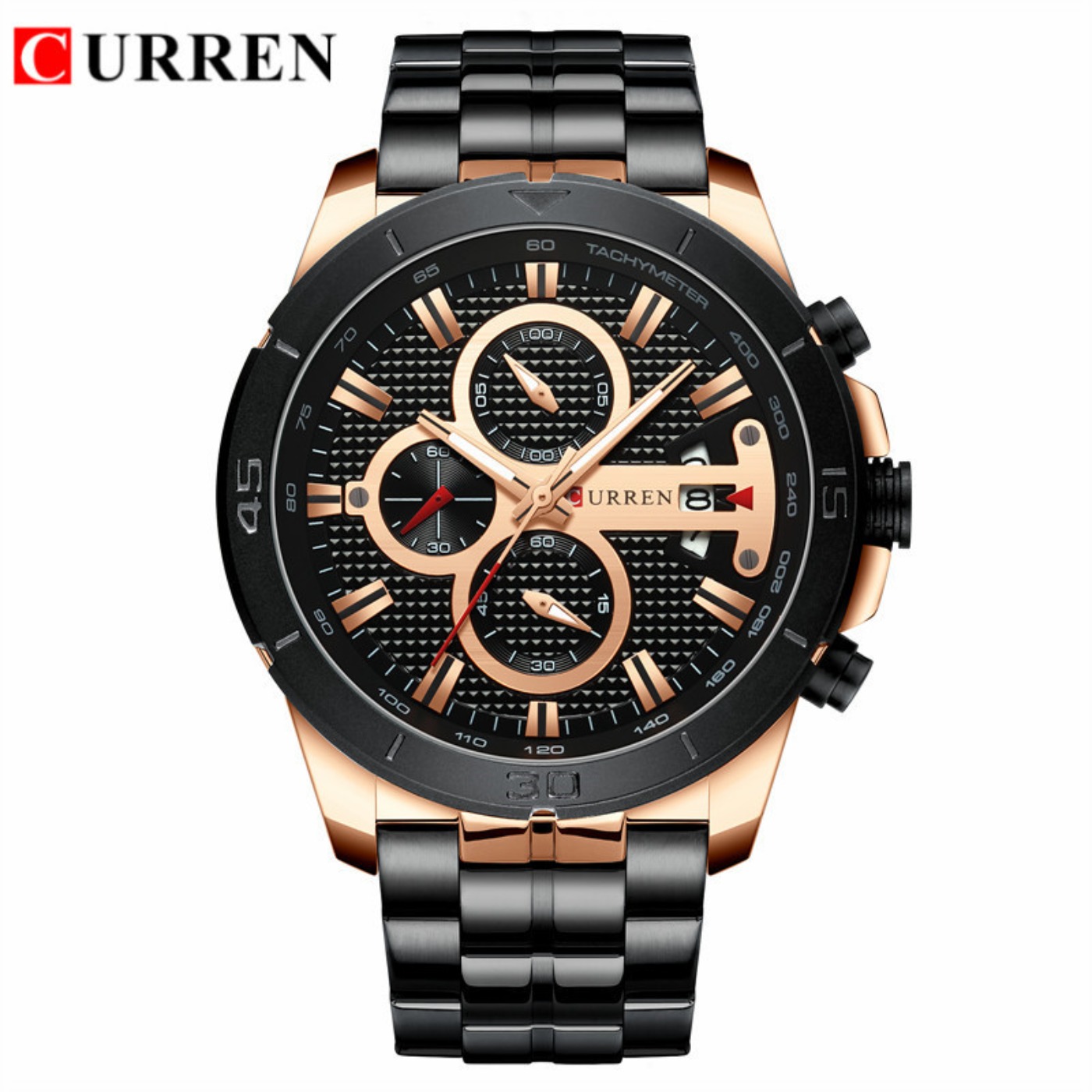 CURREN Watch Men Waterproof Ch - Luxury Watch Brand review and price