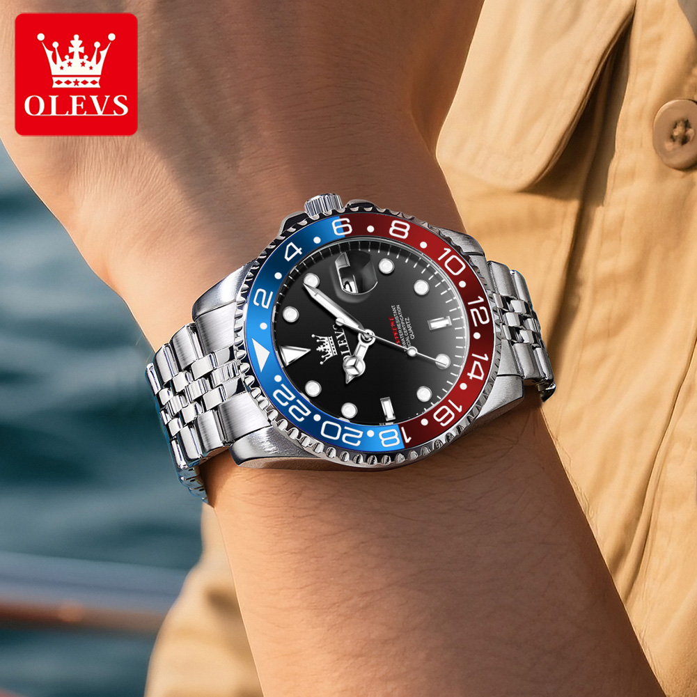 OLEVS 5657 Original Brand Men' - Luxury Watch Business review and price