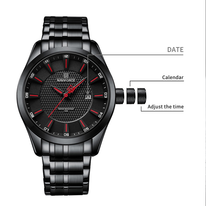 NAVIFORCE Men's Quartz Watch F - Luxury Watch Trading review and price