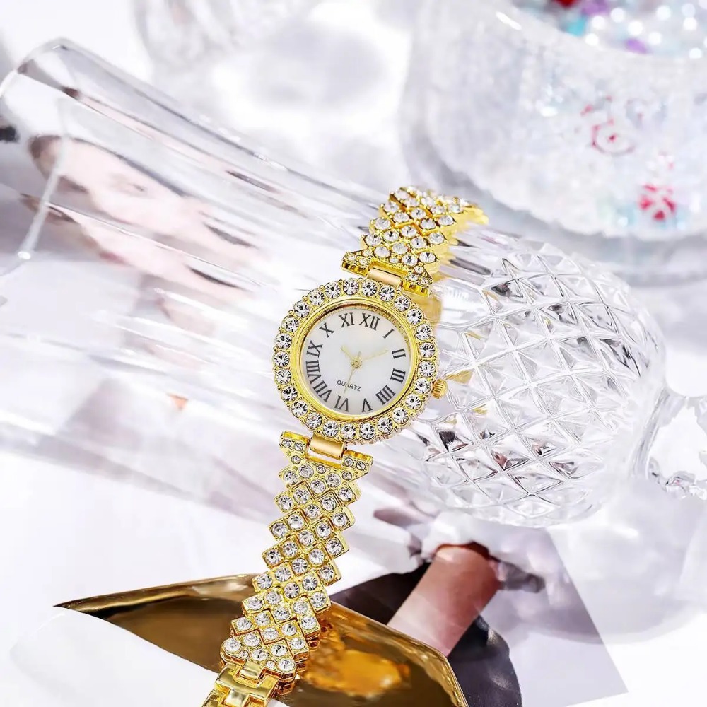 6PCS/Set Luxury Rhinestone Wom - Luxury Watch Organizer review and price