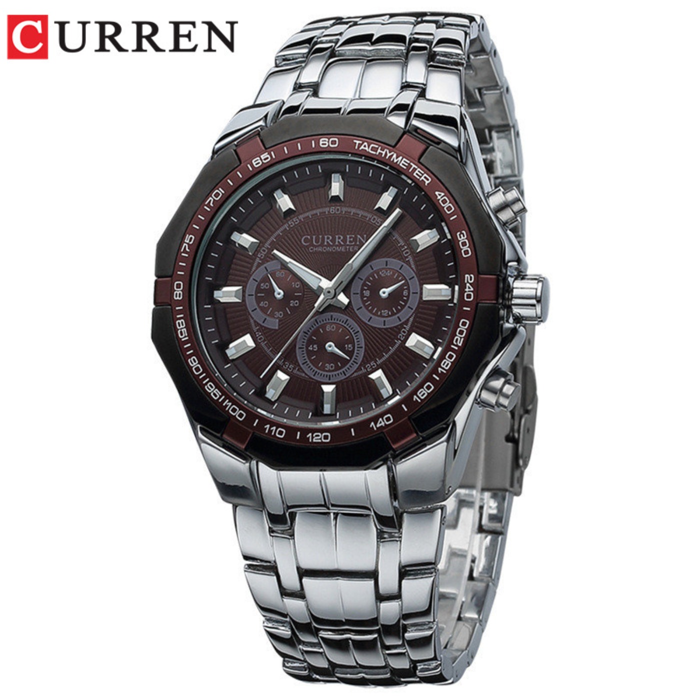CURREN Men Luxury Brand Milita - Luxury Watch Display review and price