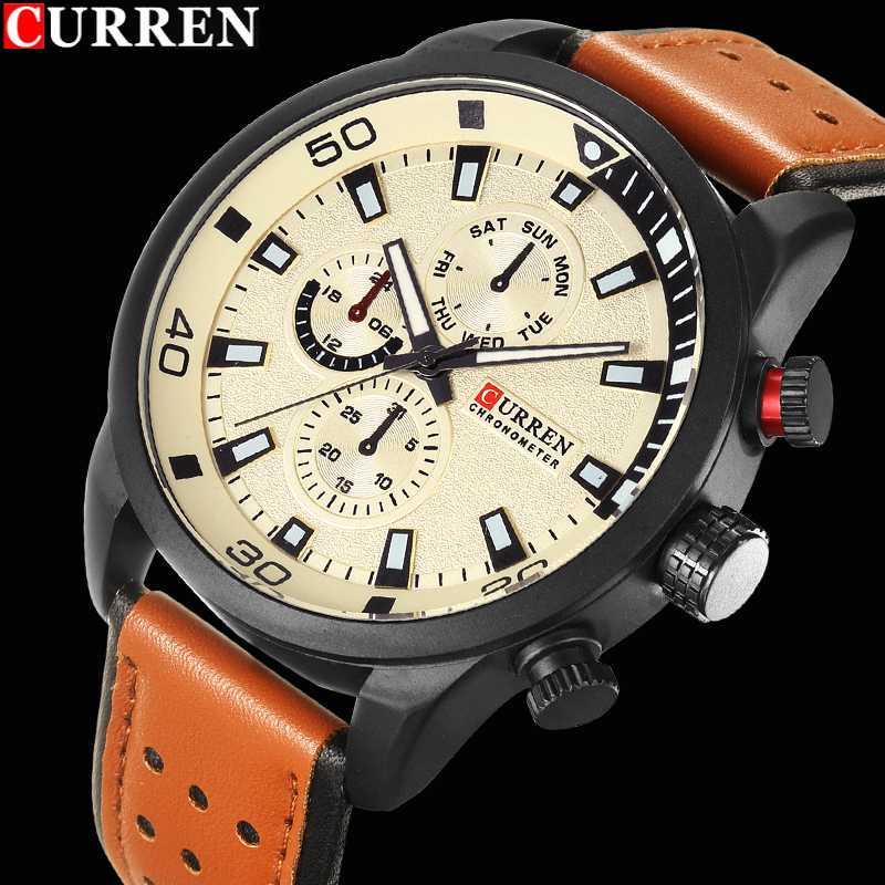 2017 CURREN Stylish Watch Men  - Luxury Watch Exhibition review and price