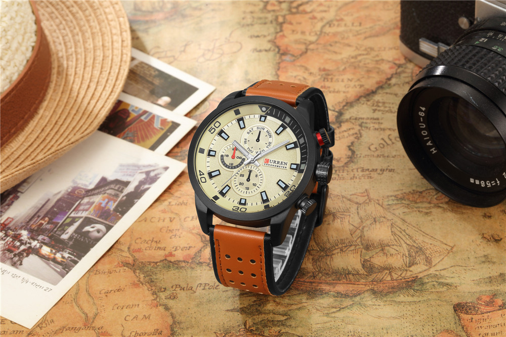 2017 CURREN Stylish Watch Men  - Luxury Watch Exhibition review and price