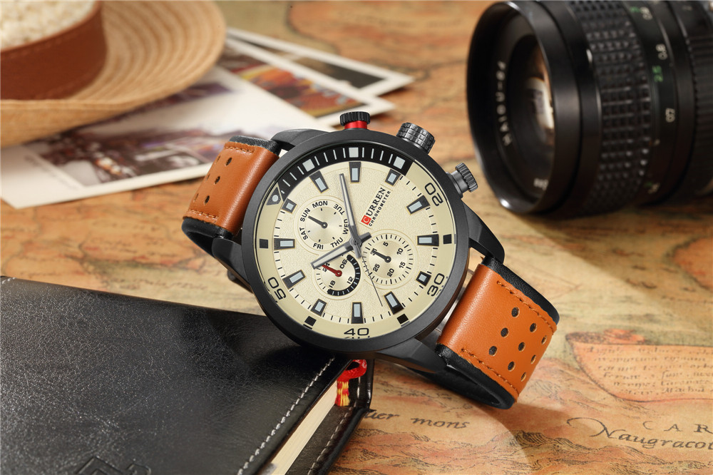 2017 CURREN Stylish Watch Men  - Luxury Watch Exhibition review and price