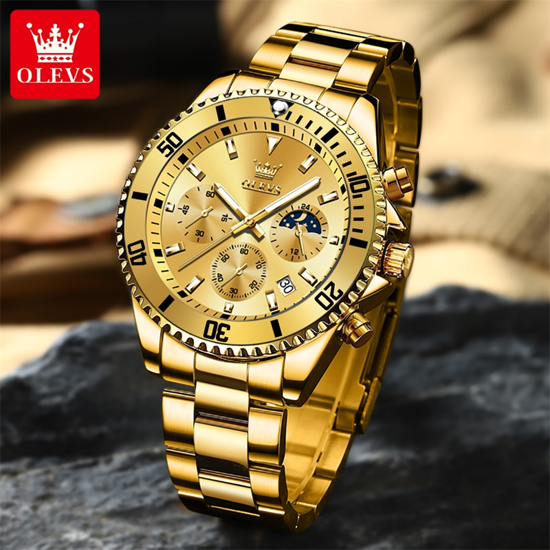 OLEVS Watch Men Top Brand Luxu - Luxury Watch Exhibition review and price