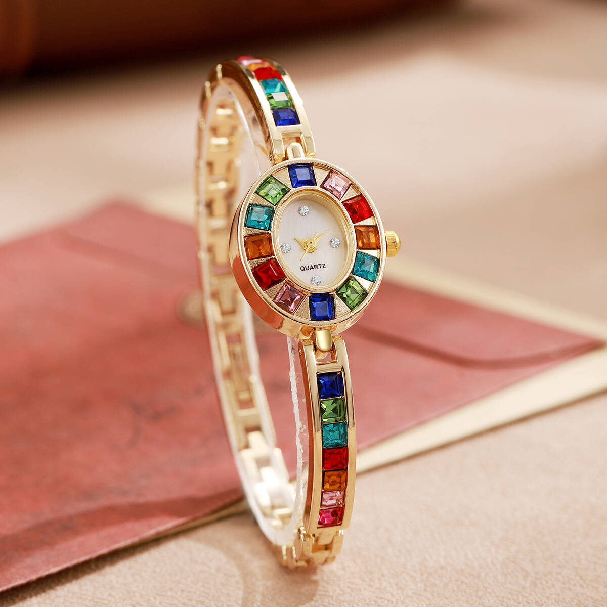 2PCS/Set Luxury Rhinestone Wom - Luxury Watch Organizer review and price