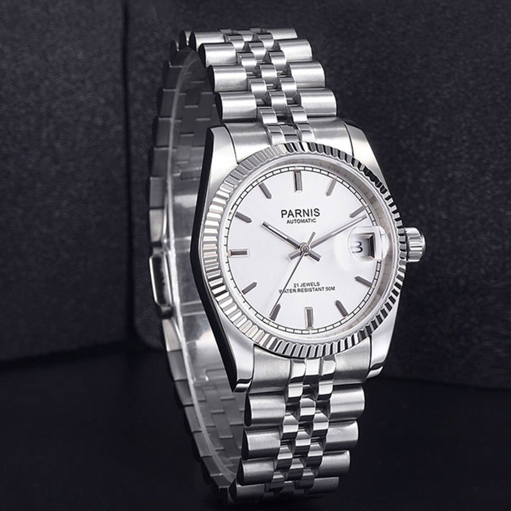 Parnis 36mm Mens Automatic Wat - Luxury Watch All Black review and price