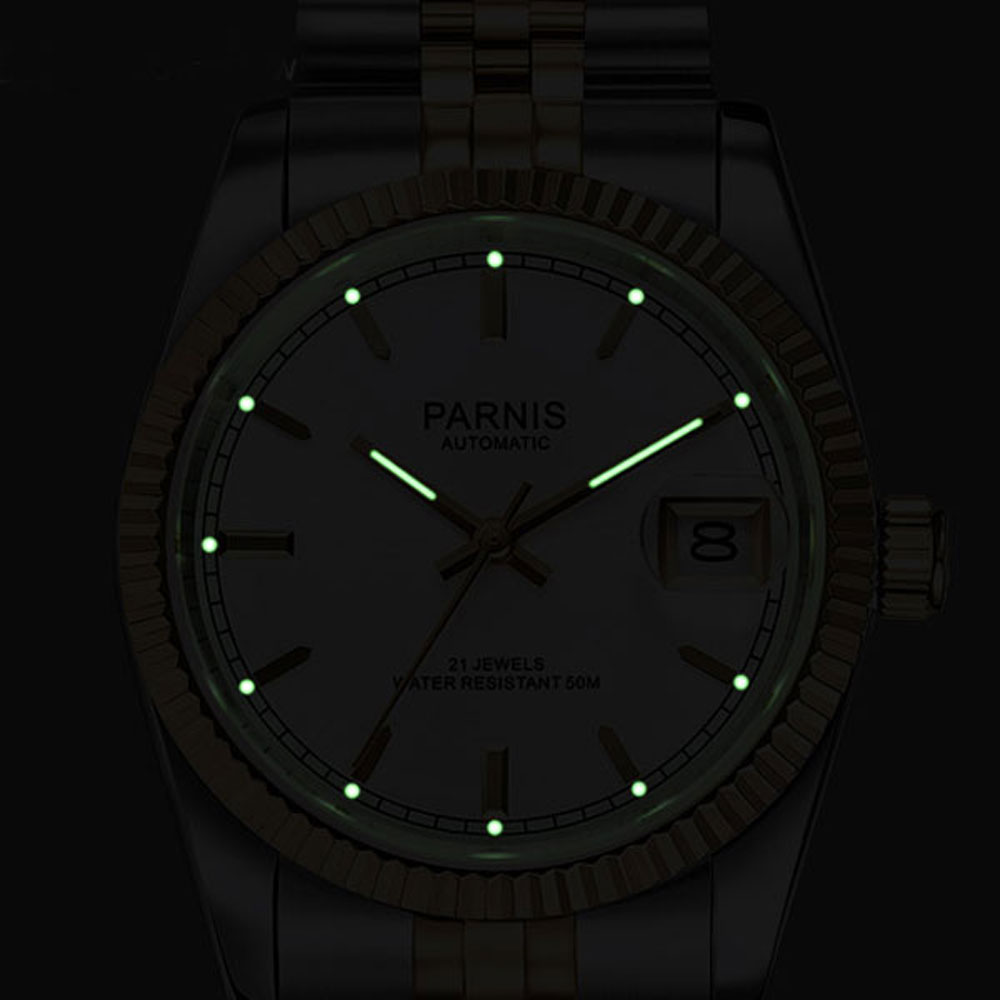 Parnis 36mm Mens Automatic Wat - Luxury Watch All Black review and price