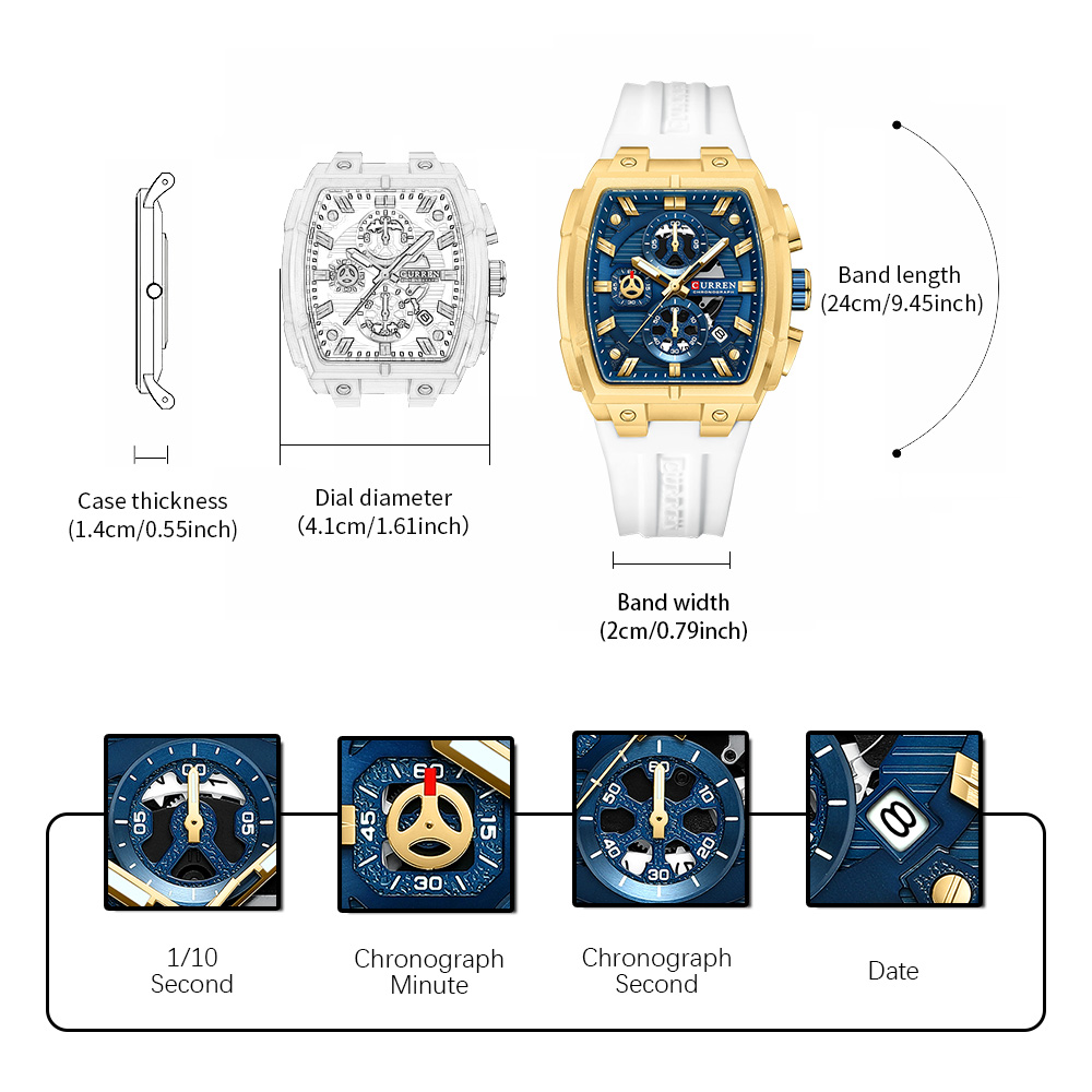 CURREN Luxury Vintage Watch fo - Luxury Watch Exchange review and price