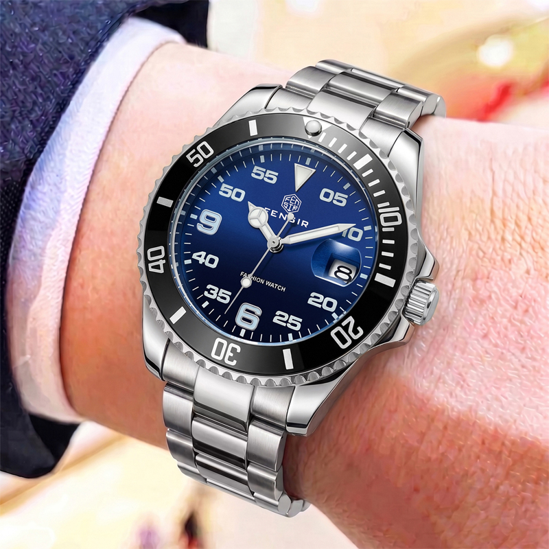 Classic men's quartz watch wit - Luxury Watch It review and price