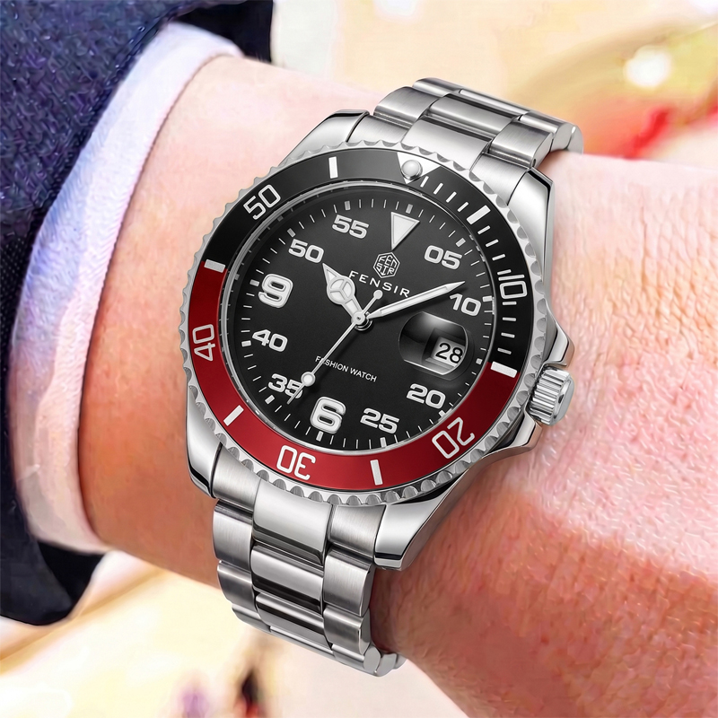 Classic men's quartz watch wit - Luxury Watch It review and price