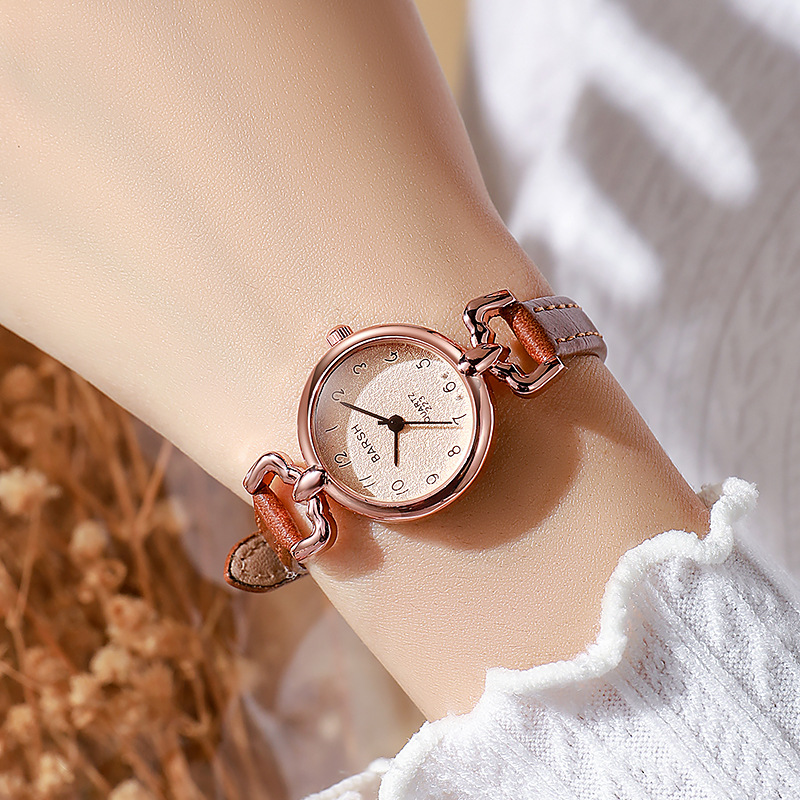 New Fashion Leather Strap Wome - Luxury Watch With Arabic Numerals review and price
