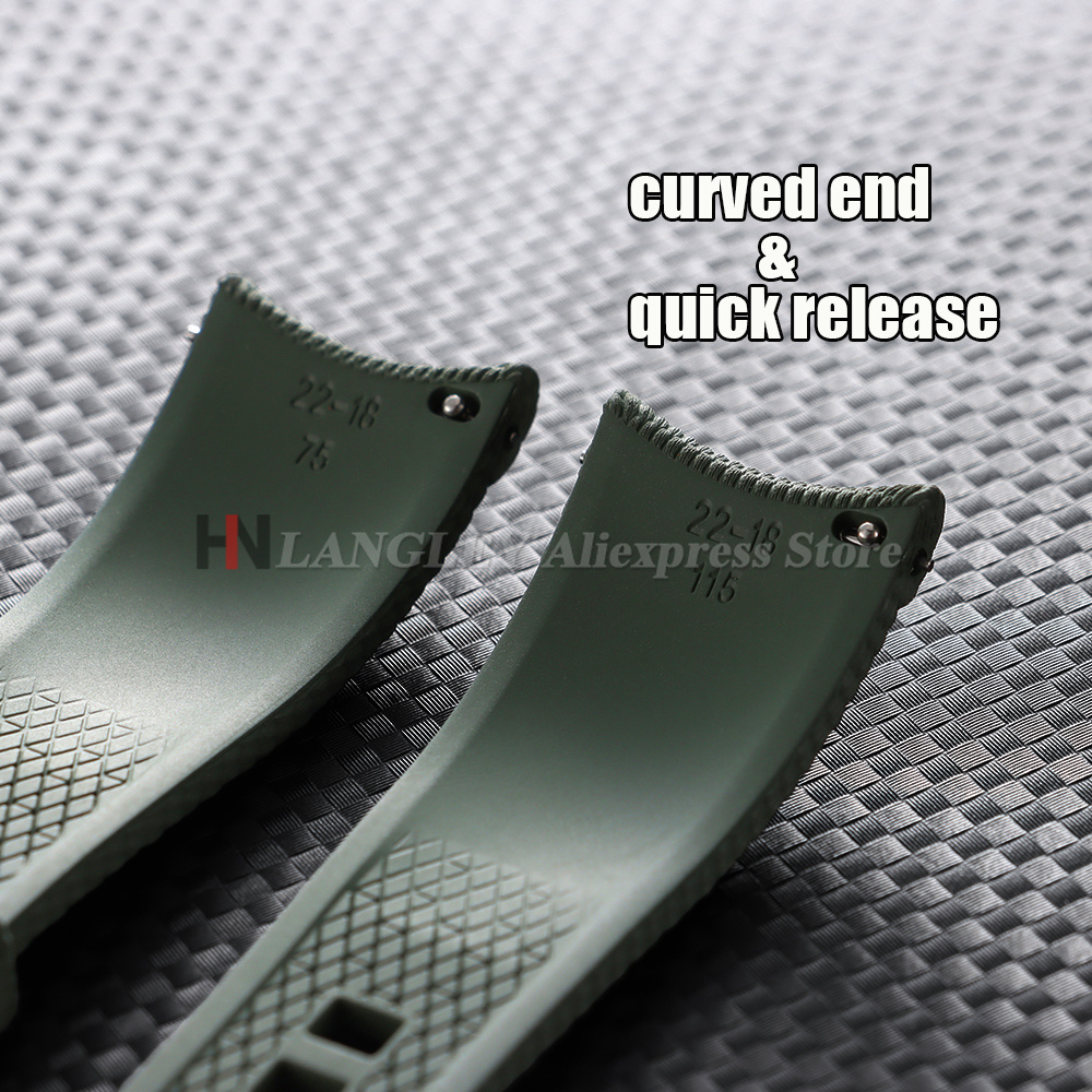 Fluoro Rubber Strap for Omega  - Luxury Watch Engraving review and price