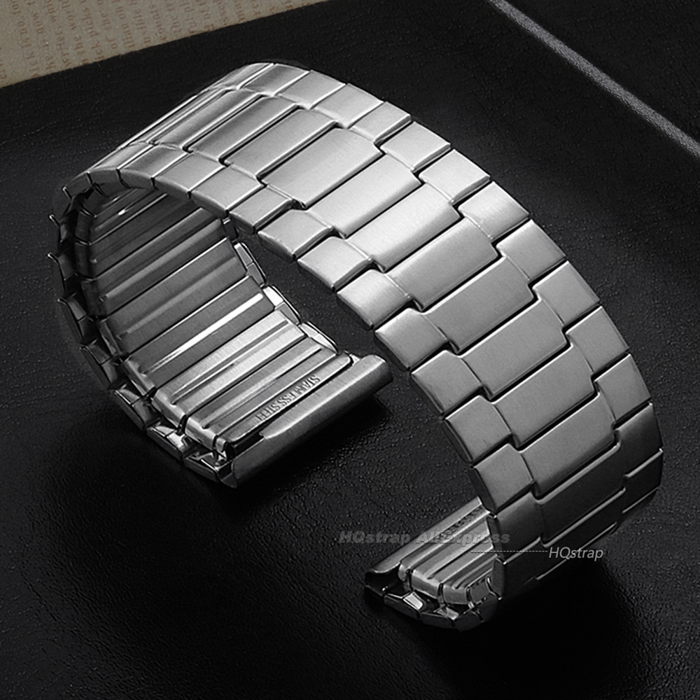 Elastic Steel Watch Strap 22mm - Luxury Watch Engraving review and price