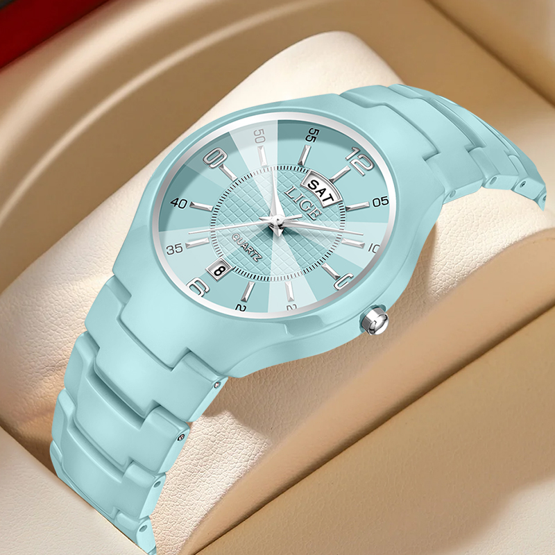 LIGE Luxury Elegant Quartz Wom - Luxury Watch Display review and price