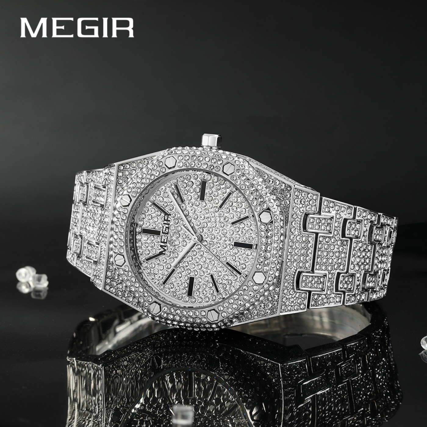 MEGIR Luxury Quartz Rhinestone - Luxury Watch Brand review and price