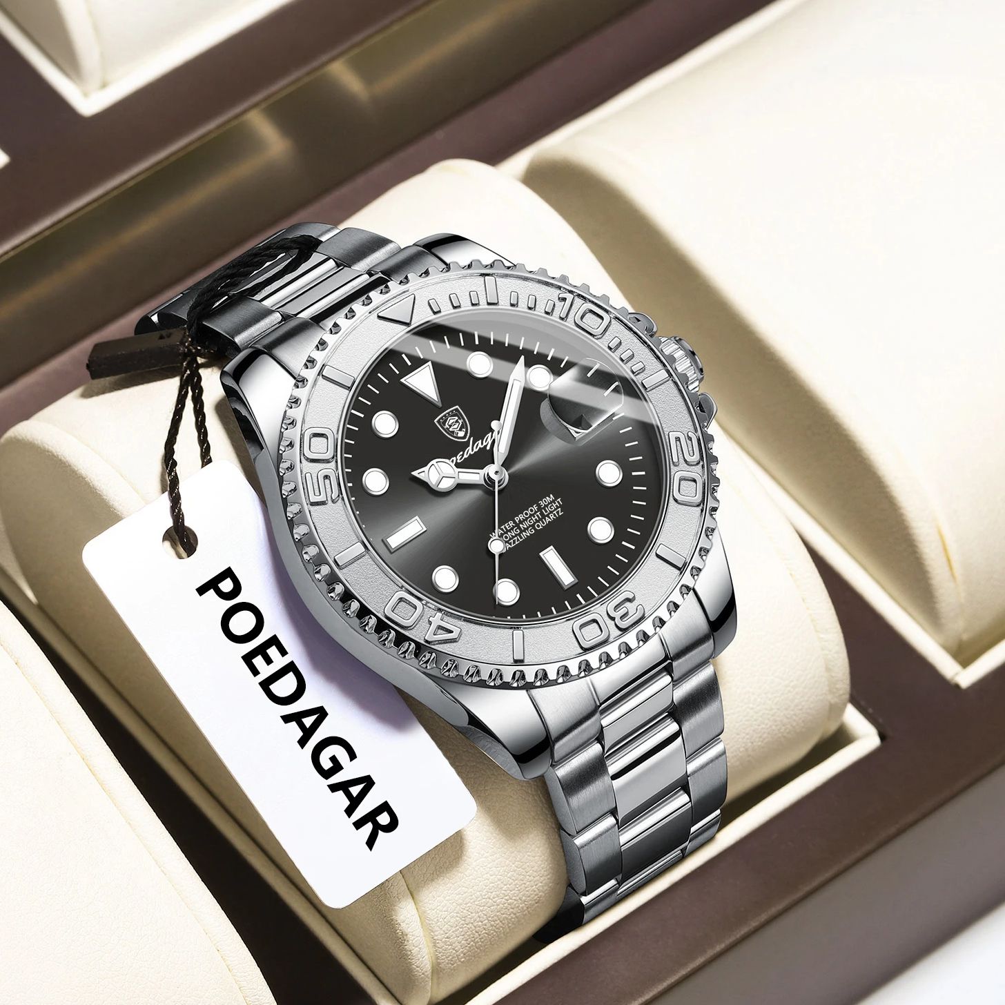 POEDAGAR Trendy Sport Man Watc - Luxury Watch Business review and price