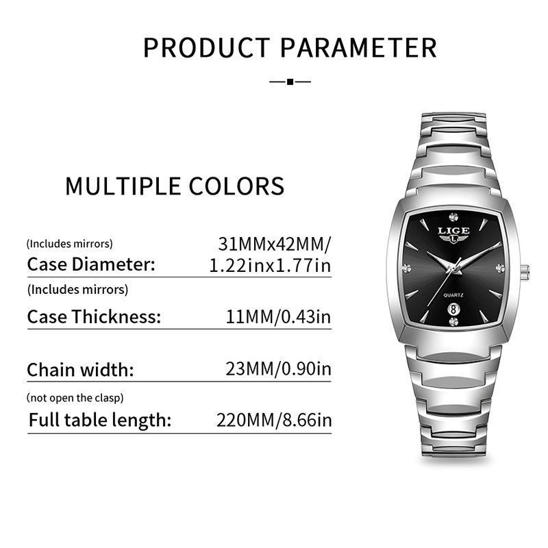 LIGE Watch women Business Luxu - Luxury Watch Women review and price