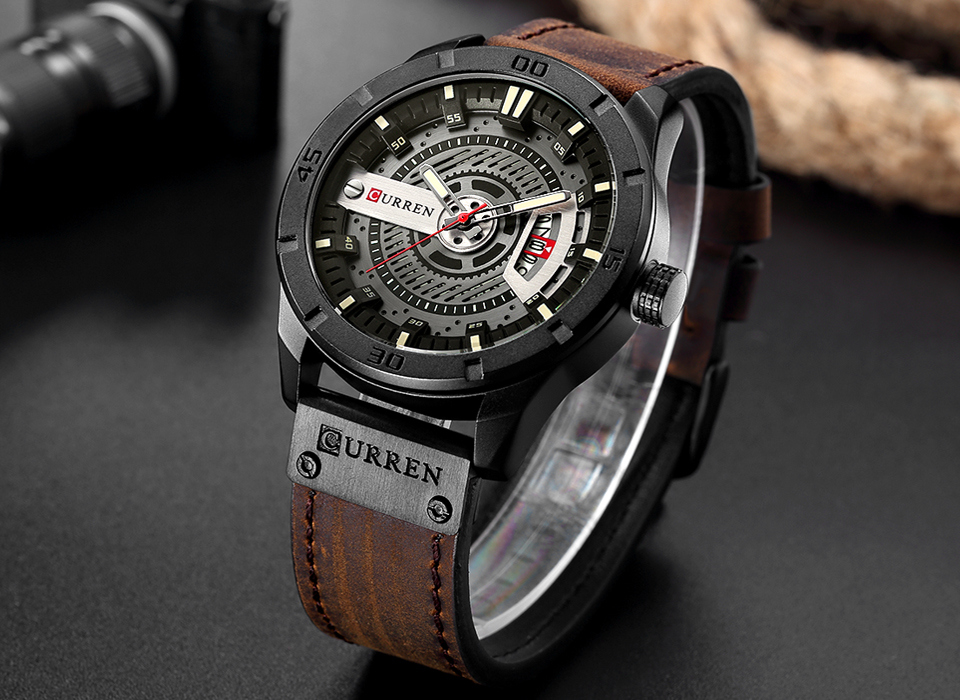 Luxury Watch Brand CURREN Men  - Luxury Watch Exhibition review and price