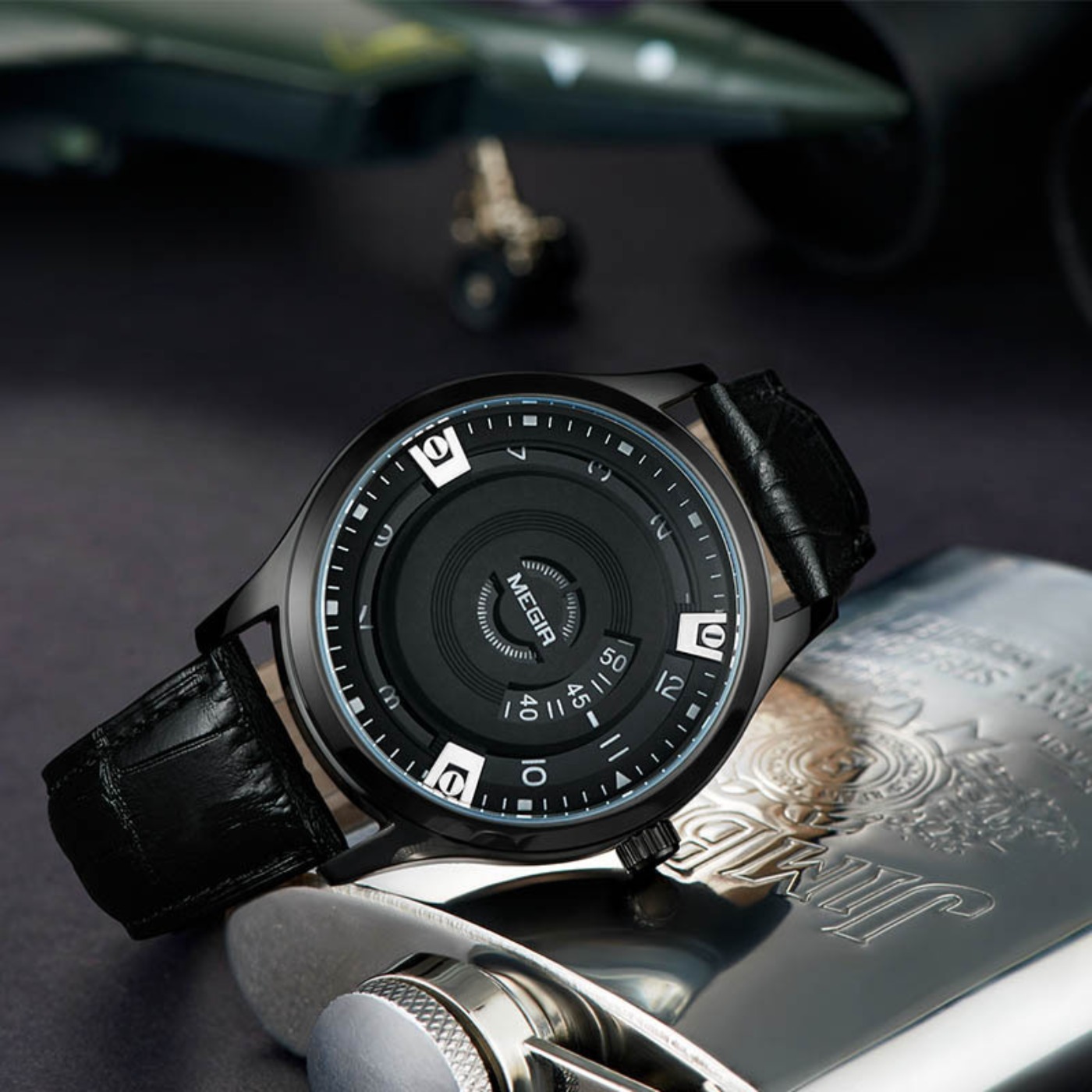 MEGIR Men Watches Luxury Leath - Luxury Watch Leather review and price