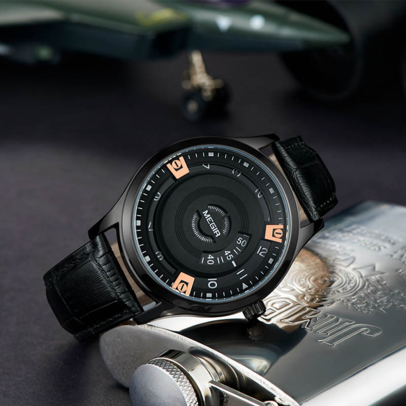 MEGIR Men Watches Luxury Leath - Luxury Watch Leather review and price