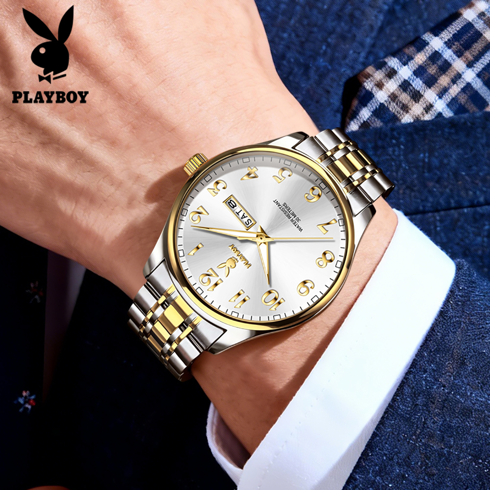 PLAYBOY 3533 Brand original au - Luxury Watch With Arabic Numerals review and price