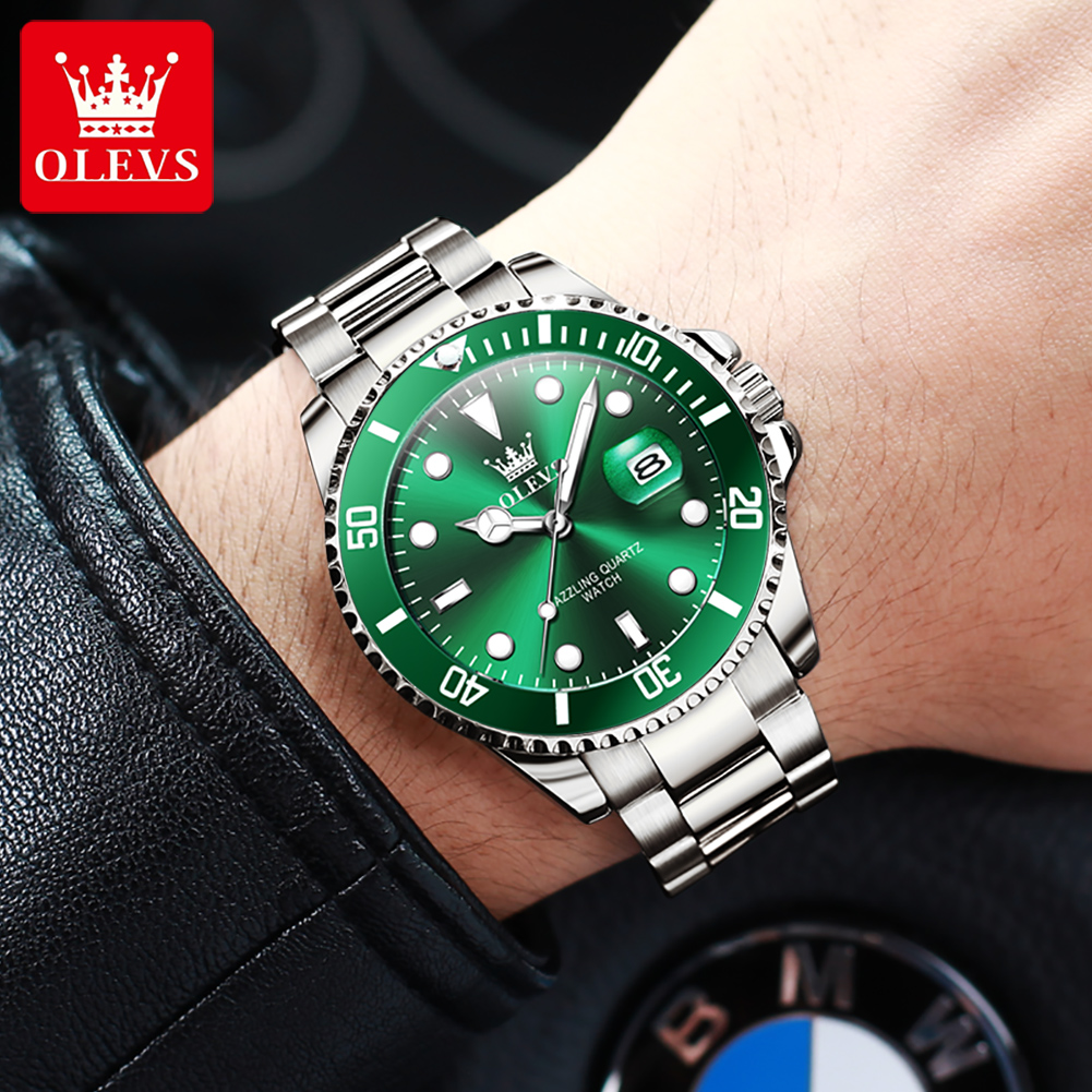 OLEVS Men's Watches 5885G Top  - Luxury Watch Exhibition review and price