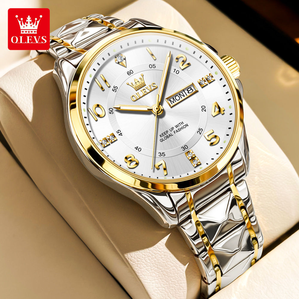 OLEVS Brand original wristwatc - Luxury Watch With Arabic Numerals review and price