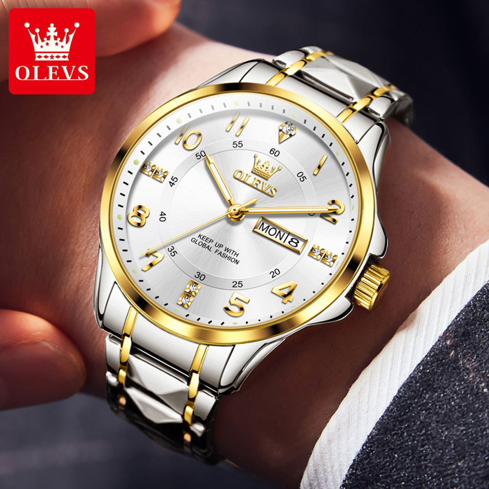 OLEVS Brand original wristwatc - Luxury Watch With Arabic Numerals review and price