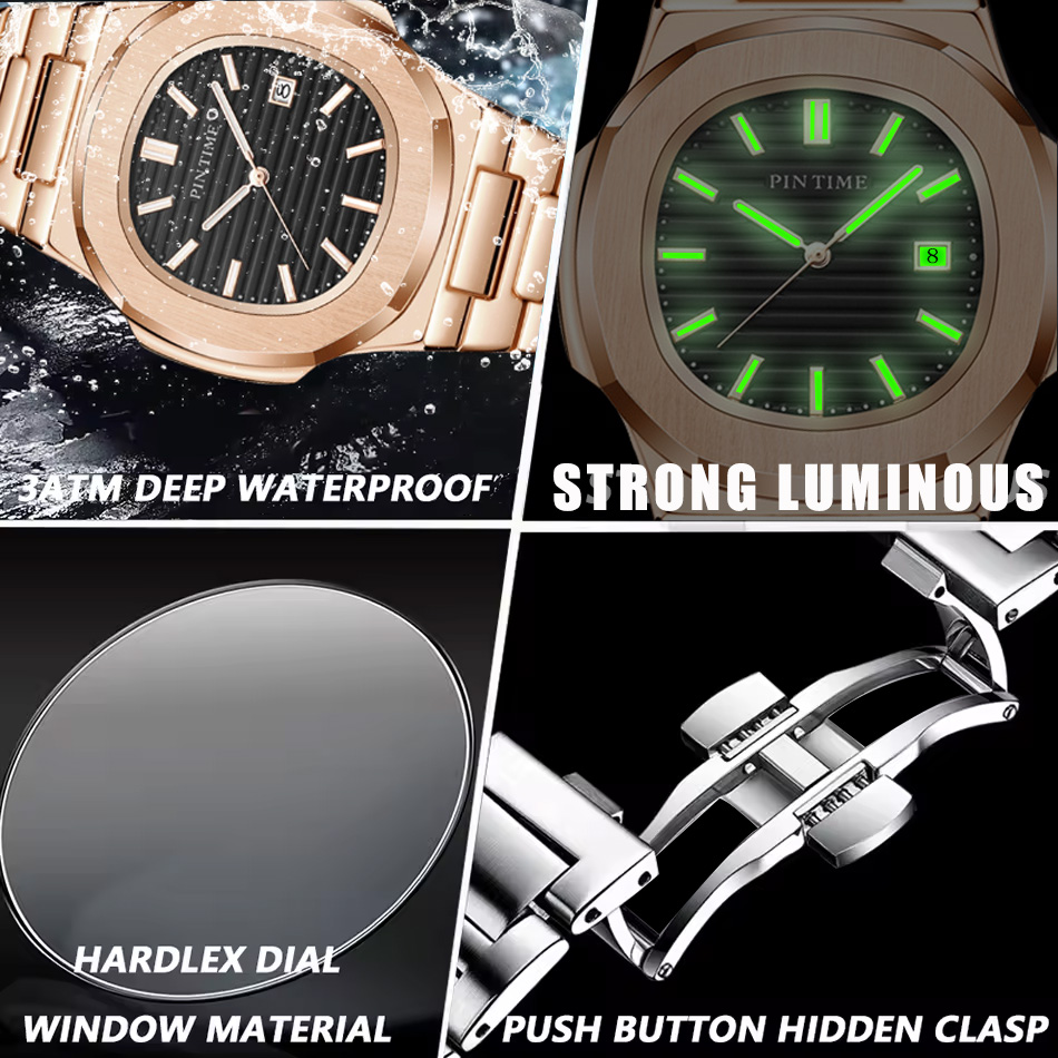 Luxury Men Wristwatch Business - Luxury Watch All Black review and price