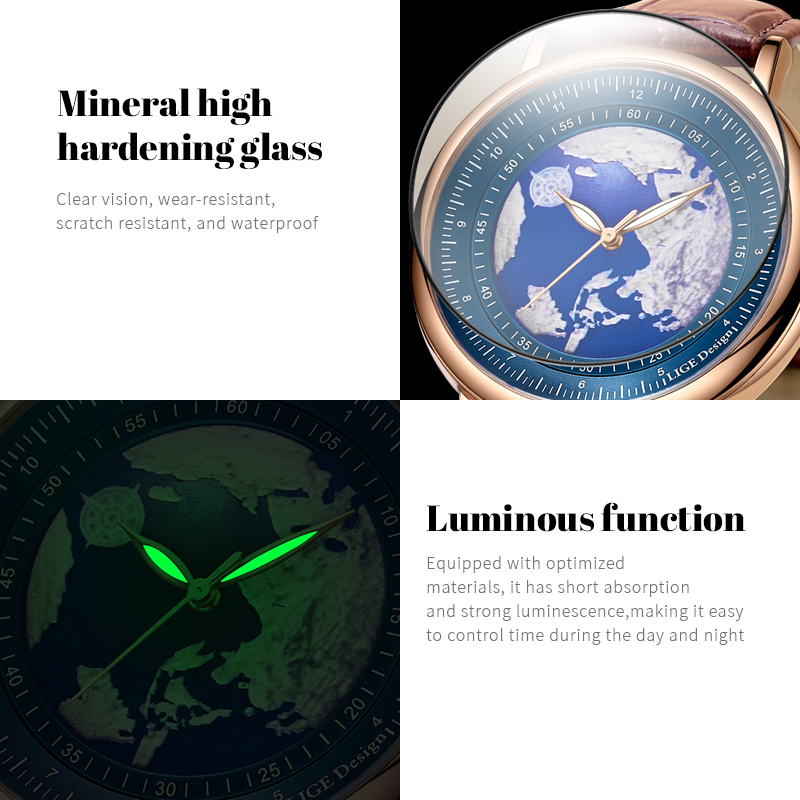 LIGE 2026 New Top Brand Luxury - Luxury Watch Unique review and price