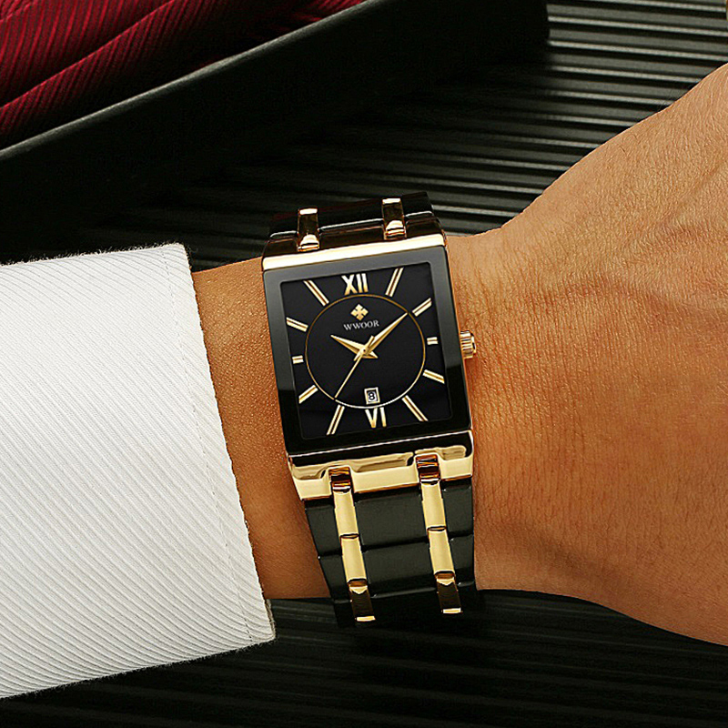 WWOOR Brand Luxury Gold Bracel - Luxury Watch Exhibition review and price
