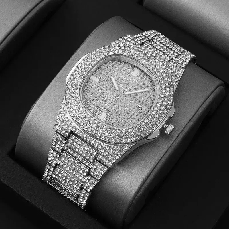 New Fashionable Full Diamond M - Luxury Watch Trading review and price