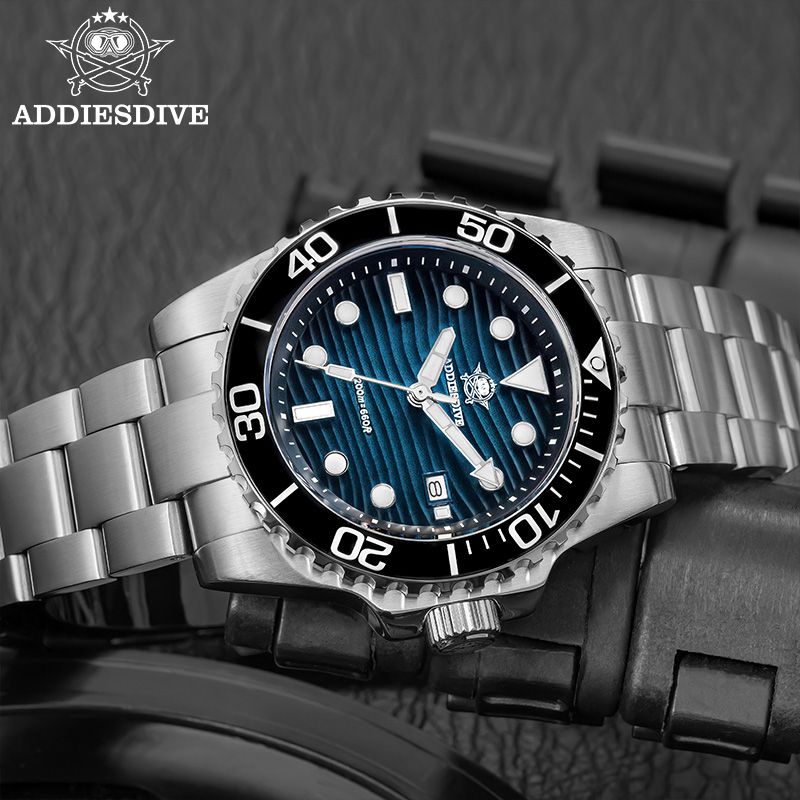 ADDIESDIVE Men's 2115 Quartz W - Luxury Watch Display review and price