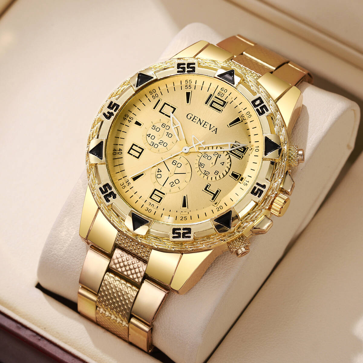 Luxury Large Dial Men Quartz W - Luxury Watch Organizer review and price