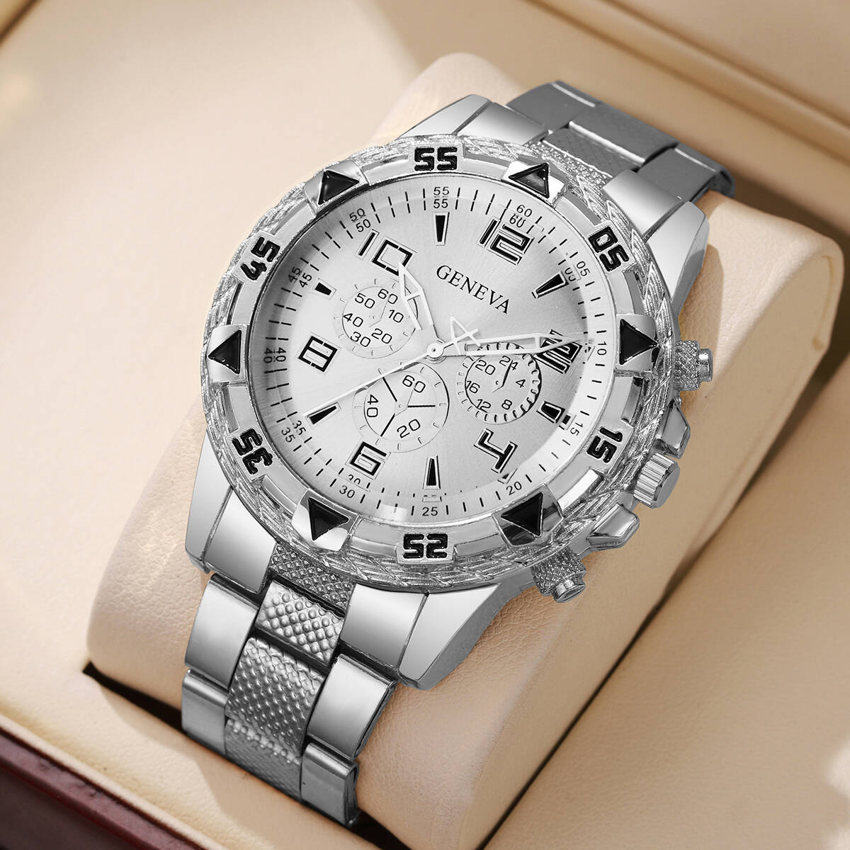 Luxury Large Dial Men Quartz W - Luxury Watch Organizer review and price