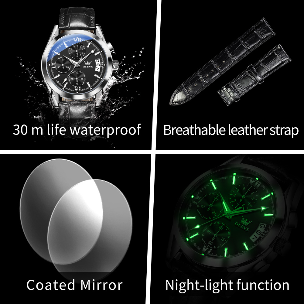 OLEVS Top Brand Luxury Men Wat - Luxury Watch Exhibition review and price